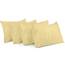 Utopia Bedding King-Kissenbezüge – 4er-Pack – Hotelverschluss – weicher, gebürsteter Mikrofaserstoff – schrumpf- und farbecht, Kissenbezüge, Kingsize, 20 X 40 Inches (gelb)