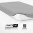 Jacobson Jersey Spannbettlaken Spannbetttuch Baumwolle Bettlaken (Premium 200x220 cm, Grau)