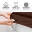 Jacobson Jersey Spannbettlaken Spannbetttuch Baumwolle Bettlaken (180x200-200x220 cm, Schokobraun)