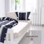 Jacobson Jersey Spannbettlaken Spannbetttuch Baumwolle Bettlaken (Premium 200x220 cm, Weiss)