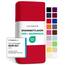 Jacobson Jersey Spannbettlaken Spannbetttuch Baumwolle Bettlaken (180x200-200x200 cm, Rot)