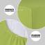 CelinaTex Jersey Topper Spannbettlaken Lucina Doppelpack 90x200-100x200cm grün 100% Baumwolle gekämmt bis 12cm Matratzenhöhe Spannbettbezug, Leintuch, Bettlaken, elastisch, Strech, Oeko-Tex