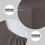CelinaTex Jersey Spannbettlaken Lucina Doppelpack 90x200-100x200cm anthrazit grau 100% Baumwolle gekämmt bis 26cm Matratzenhöhe Spannbettbezug, Leintuch, Bettlaken, elastisch, Strech, Oeko-Tex