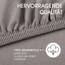 CelinaTex Jersey Topper Spannbettlaken Lucina Doppelpack 90x200-100x200cm dunkel grau 100% Baumwolle gekämmt bis 12cm Matratzenhöhe Spannbettbezug, Leintuch, Bettlaken, elastisch, Strech, Oeko-Tex