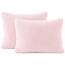 Reafort Ultraweiche Sherpa-Kissenbezüge, Standardgröße, 50,8 x 66 cm, 2 Stück, mit Reißverschluss, Rosa, 50,8 x 66 cm Standard-Kissenbezug