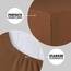 CelinaTex Jersey Spannbettlaken Lucina 140x200-160x200cm Schoko braun 100% Baumwolle gekämmt bis 26cm Matratzenhöhe Spannbettbezug, Leintuch, Bettlaken, elastisch, Strech, Oeko-Tex