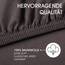 CelinaTex Jersey Topper Spannbettlaken Lucina 180x200-200x200cm anthrazit grau 100% Baumwolle gekämmt bis 12cm Matratzenhöhe Spannbettbezug, Leintuch, Bettlaken, elastisch, Strech, Oeko-Tex