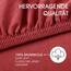 CelinaTex Jersey Spannbettlaken Lucina 140x200-160x200cm Rubin rot 100% Baumwolle gekämmt bis 26cm Matratzenhöhe Spannbettbezug, Leintuch, Bettlaken, elastisch, Strech, Oeko-Tex