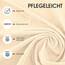 CelinaTex Jersey Spannbettlaken Lucina Doppelpack 180x200-200x200cm Natur beige 100% Baumwolle gekämmt bis 26cm Matratzenhöhe Spannbettbezug, Leintuch, Bettlaken, elastisch, Strech, Oeko-Tex