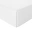Amazon Basics Jersey Spannbettlaken, 100% Baumwolle, Spannbetttuch - Matratzenhöhe bis 30 cm, 160 x 200 cm, Weiß