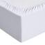 Amazon Basics Jersey Spannbettlaken, 100% Baumwolle, Spannbetttuch - Matratzenhöhe bis 30 cm, 200 x 200 cm, Weiß (Packung mit 2)