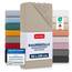 Blumtal® Baumwolle Spannbettlaken 80x160-180 cm Basics Jersey im 2er Set - Bettlaken 80x160 Kinder - Oeko-TEX zertifiziertes Spannbettlaken Beistellbett - Spannbetttuch 80x160 Kinderbett - Taupe