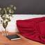 Blumtal® Basics Spannbettlaken 90x200cm Jersey - bettlaken 90x200cm aus 100% Baumwolle - Oeko-TEX zertifiziertes Spannbetttuch 90x200 cm - Bettbezug - Rot