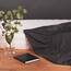 Blumtal Basics - Lenzuolo Con angoli elasticizzati in 100% Cotone (90 x 200 x 25 cm - Set di 2, Antracite)