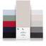 Blumtal Basics - Set di 2 lenzuola Con angoli elasticizzati, 90 x 200 cm, 100% Cotone, Altezza materasso fino a 18 cm, Colore: Avorio