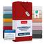 Blumtal® Basics Spannbettlaken Topper 140x200cm Jersey im 2er Set - Bettlaken 140x200cm aus 100% Baumwolle - Oeko-TEX zertifiziertes Spannbetttuch 140x200cm Topper/Spannbettlaken 140x200cm Topper Rot