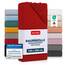 Blumtal® Baumwolle Spannbettlaken 135x190cm Basics Jersey - Bettlaken 135x190cm - Oeko-TEX zertifiziertes Spannbetttuch 135x190cm - Matratzenbezug 135x190cm - Leintuch - Bettbezug - Rot