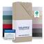Blumtal® Baumwolle Spannbettlaken 140x200cm Basics Jersey im 2er Set - Oeko-TEX zertifiziertes Spannbetttuch 140x200cm - Leintuch 140x200 - Taupe
