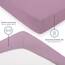 Blumtal® Baumwolle Spannbettlaken 150x200cm Basics Jersey - Oeko-TEX zertifiziertes Spannbetttuch - Matratzenbezug 150x200cm - Bettbezug - Leintuch - Dusty Orchid