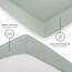 Blumtal® Basics Spannbettlaken Topper 140x200cm Jersey - Bettlaken 140x200cm aus 100% Baumwolle - Oeko-TEX zertifiziertes Spannbetttuch 140x200cm - Topper Bettlaken 140x200 - Summergreen - Grün