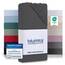 Blumtal Basics Spannbettlaken 140x200cm - Anthrazit: Jersey oder Baumwolle - Oeko-TEX zertifiziert