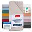 Blumtal® Baumwolle Spannbettlaken 150x200cm Basics Jersey im 2er Set - Bettbezug 150x200cm - Oeko-TEX zertifiziertes Spannbetttuch 150x200cm - Matratzenbezug 150x200cm - Leintuch - Elfenbein