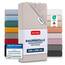Blumtal® Basics Spannbettlaken 160x200cm Topper Jersey - Bettlaken aus 100% Baumwolle - Oeko-TEX zertifiziertes Spannbetttuch - Elfenbein