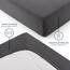 Blumtal® Basics Spannbettlaken Topper 180x200cmJersey im 2er Set - Bettlaken 180x200cm aus 100% Baumwolle - Oeko-TEX zertifiziertes Spannbetttuch 180x200cm - Bettlaken 180x200 Topper - Anthrazit