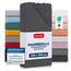 Blumtal® Basics Spannbettlaken 180x200cm Jersey im 2er Set - Baumwolle 100% - Oeko-TEX zertifiziertes Spannbetttuch 180x200cm - Anthrazit