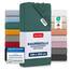 Blumtal® Baumwolle Spannbettlaken für Topper 180x200cm Basics Jersey im 2er Set - Bettlaken 180x200cm - Oeko-TEX zertifiziertes Spannbetttuch 180x200 - Topper Spannbettlaken 180x200 - Silver Pine