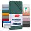 Blumtal® Baumwolle Spannbettlaken 200x220cm Basics Jersey im 2er Set - Bettbezug 200x220 cm - Oeko-TEX zertifiziertes Spannbetttuch 200x220cm - Matratzenbezug 200x220- Leintuch 200x220- Silver Pine