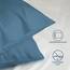 Dreamzie Kissenbezug 40x60 Blau 2er Set Mikrofaser Oeko-TEX Zertifiziert Kopfkissenbezug 40x60 Weich