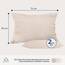 Dreamzie Kissenbezug 50x75 Beige 2er Set Mikrofaser Oeko-TEX Zertifiziert Kopfkissenbezug 50x75 Weich