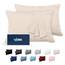 Dreamzie Kissenbezug 50x75 Beige 2er Set Mikrofaser Oeko-TEX Zertifiziert Kopfkissenbezug 50x75 Weich
