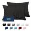 Dreamzie Kissenbezug 40x60 Dunkelgrau 2er Set Mikrofaser Oeko-TEX Zertifiziert Kopfkissenbezug 40x60 Weich