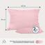 Dreamzie Kissenbezug 40x60 Rose 2er Set Mikrofaser Oeko-TEX Zertifiziert Kopfkissenbezug 40x60 Weich