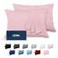 Kissenbezug 50x75 Rosa 2er Set Mikrofaser Oeko-TEX Zertifiziert Dreamzie - Kopfkissenbezug 50x75 Weich