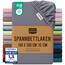 Utopia Bedding - Topper Spannbettlaken 140x200cm - Grau - Gebürstete Polyester-Mikrofaser Spannbetttuch - 15 cm Tiefe Tasche