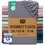 Utopia Bedding - Spannbettlaken 200x200cm - Grau - Gebürstete Polyester-Mikrofaser Spannbetttuch - 35 cm Tiefe Tasche