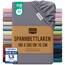 Utopia Bedding - Topper Spannbettlaken 180x200cm - Grau - Gebürstete Polyester-Mikrofaser Spannbetttuch - 15 cm Tiefe Tasche