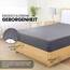 Utopia Bedding - Spannbettlaken 200x200cm - Grau - Gebürstete Polyester-Mikrofaser Spannbetttuch - 35 cm Tiefe Tasche