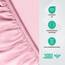 Utopia Bedding - Spannbettlaken 90x200cm - Rosa - Gebürstete Polyester-Mikrofaser Spannbetttuch - 35 cm Tiefe Tasche