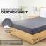 Utopia Bedding - Topper Spannbettlaken 140x200cm - Grau - Gebürstete Polyester-Mikrofaser Spannbetttuch - 15 cm Tiefe Tasche