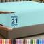 Utopia Bedding Queensize-Spannbetttuch mit extra tiefen Taschen, passend für Matratzen bis zu 53 cm, schrumpf- und farbbeständig, pflegeleicht, nur 1 Spannbetttuch mit tiefen Taschen, Spa-Blau