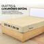 Utopia Bedding - Spannbettlaken 120x200cm - Beige - Gebürstete - Mikrofaser Spannbetttuch - 35 cm Tiefe Tasche