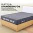 Utopia Bedding - Spannbettlaken 200x200cm - Grau - Gebürstete Polyester-Mikrofaser Spannbetttuch - 35 cm Tiefe Tasche