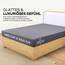 Utopia Bedding - Topper Spannbettlaken 140x200cm - Grau - Gebürstete Polyester-Mikrofaser Spannbetttuch - 15 cm Tiefe Tasche