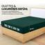 Utopia Bedding - Spannbettlaken 160x200cm - Smaragd Grün - Gebürstete Polyester-Mikrofaser Spannbetttuch - 35 cm Tiefe Tasche