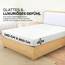 Utopia Bedding - Topper Spannbettlaken 140x200cm - Weiß - Oeko-Tex Zertifiziertes Gebürstete Polyester-Mikrofaser Spannbetttuch - 15 cm Tiefe Tasche