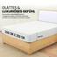 Utopia Bedding - Spannbettlaken 200x200cm - Weiß - Gebürstete Polyester-Mikrofaser Spannbetttuch - 35 cm Tiefe Tasche